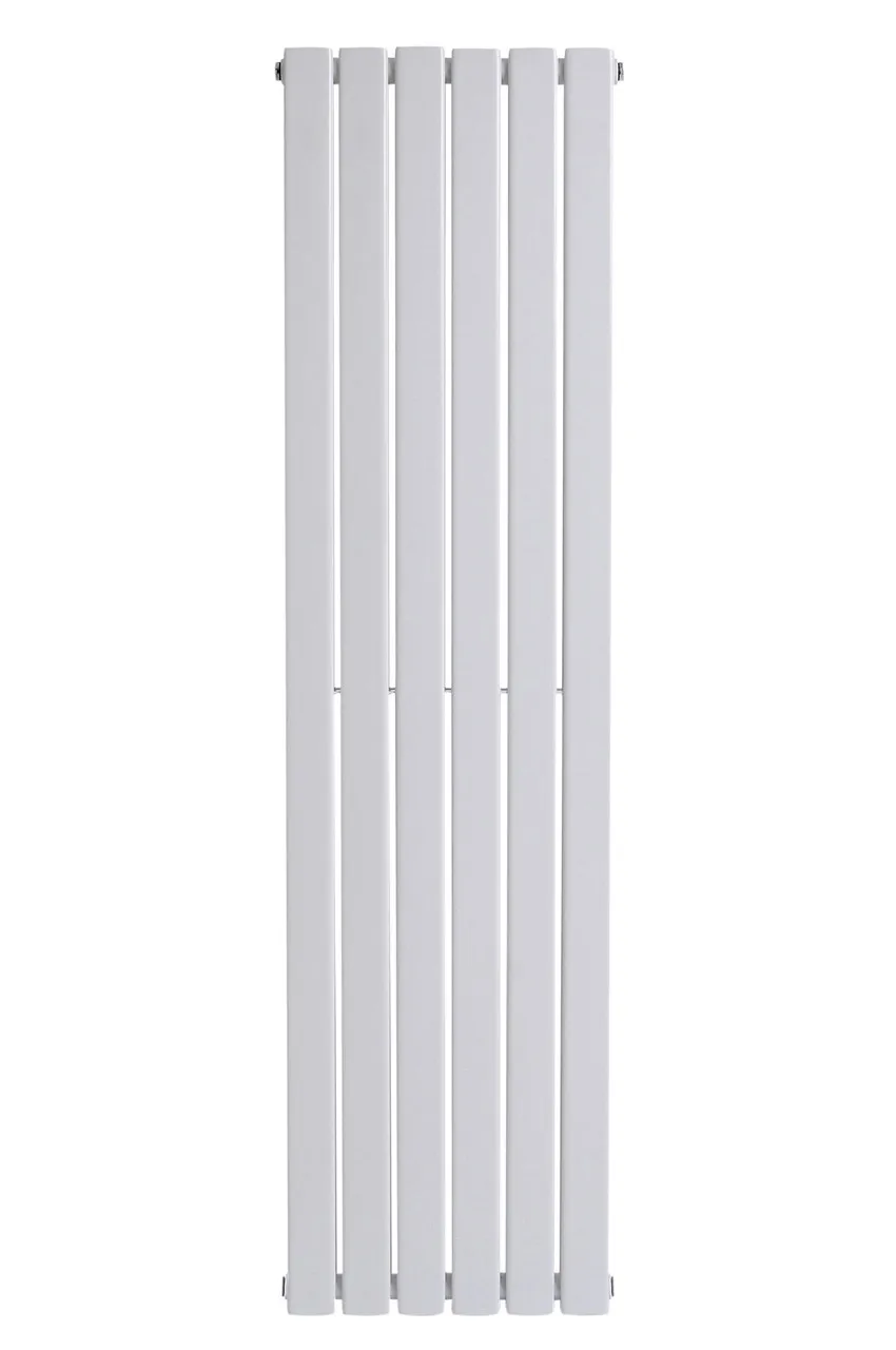 Вертикальный дизайнерский радиатор отопления ARTTIDESIGN Livorno II 6/1400/408/50 белый матовый Фото - 5